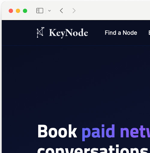 KeyNode logo in use in webapp